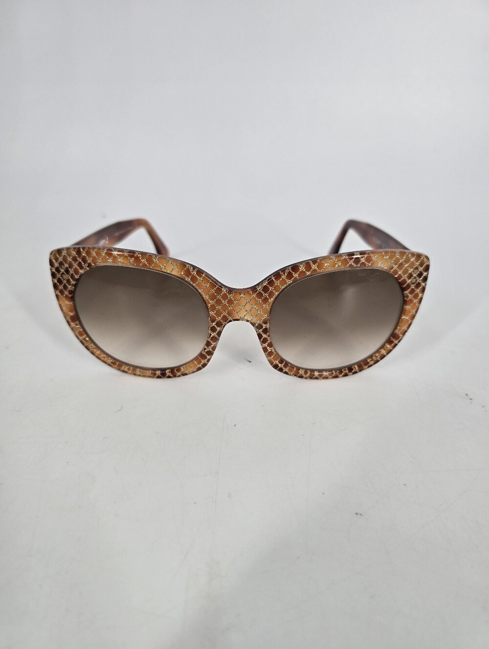 Thierry Lasry Vulgary Brown Gold Sunglasses